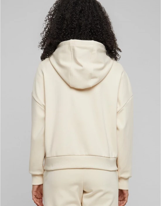 Дамски суичър в цвят екрю Urban Classics Ladies Cozy Oversized, Суичъри - Hoodstyle.bg