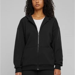 Дамски суичър в черно Urban Classics Cozy Oversized Zip