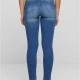Дамски дънки с висока талия Urban Classics Open Hem blue washed, Дънки - Hoodstyle.bg