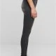 Дамски дънки с висока талия Urban Classics Open Hem black washed, Дънки - Hoodstyle.bg