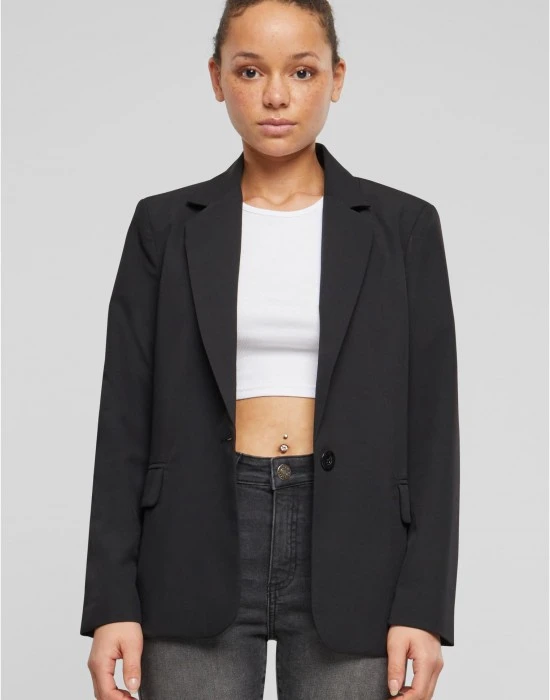 Дамски блейзър в черен цвят Urban Classics Ladies Basic Blazer