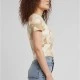 Дамска къса тениска в камуфлажен цвят Urban Classics Ladies Cropped Camo Tee