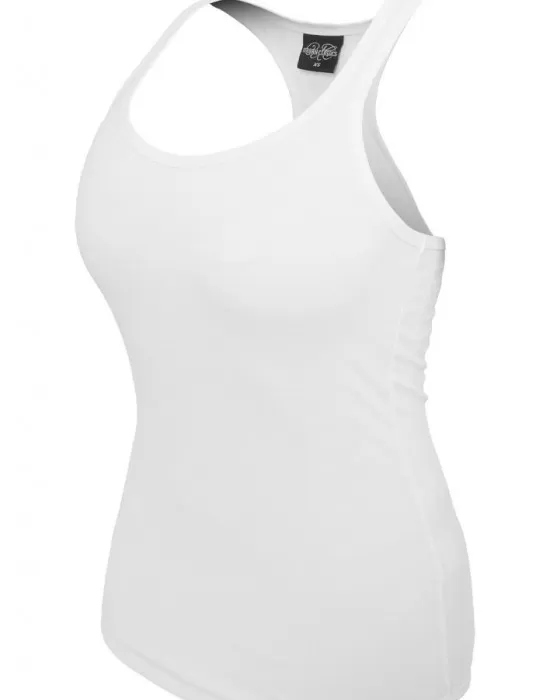 Дамски потник Urban Classics Jersey в бял цвят, Топове - Hoodstyle.bg