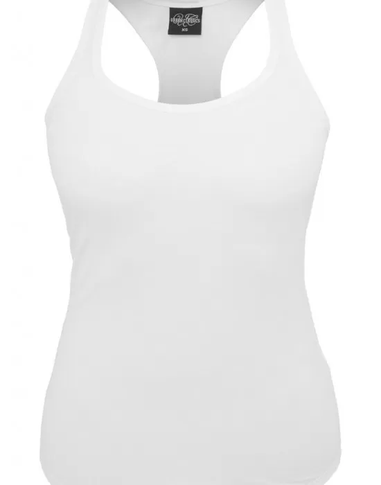 Дамски потник Urban Classics Jersey в бял цвят, Топове - Hoodstyle.bg