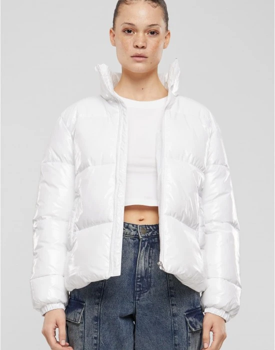 Дамско яке в бяло Urban Classics, Якета - Hoodstyle.bg