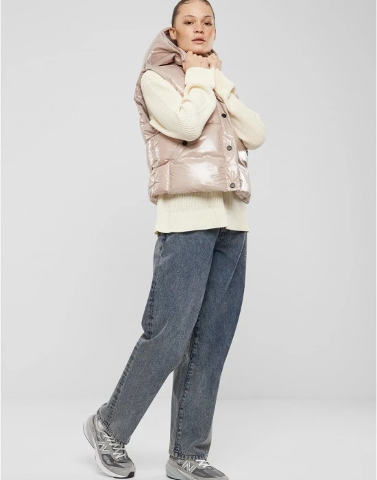 Дамска къса грейка в розово Urban Classics, Якета - Hoodstyle.bg