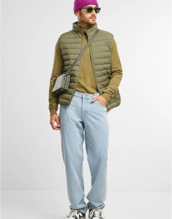 Мъжка грейка в цвят маслина Urban Classics Basic Vest, Горнища - Hoodstyle.bg