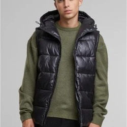 Грейка Recycled Hooded Puffer Vest black XXL