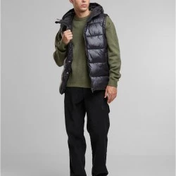 Грейка Recycled Hooded Puffer Vest black XXL