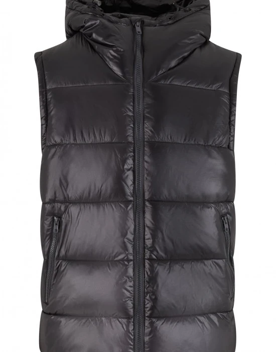 Грейка Recycled Hooded Puffer Vest black XXL