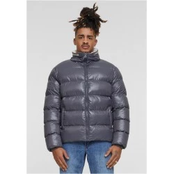Мъжко Пухено Яке Recycled Zip neck Puffer Jacket darkstone XXL