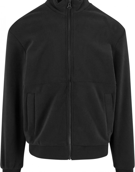 Мъжко яке от полар в черен цвят Urban Classics, Пролет / Есен - Hoodstyle.bg