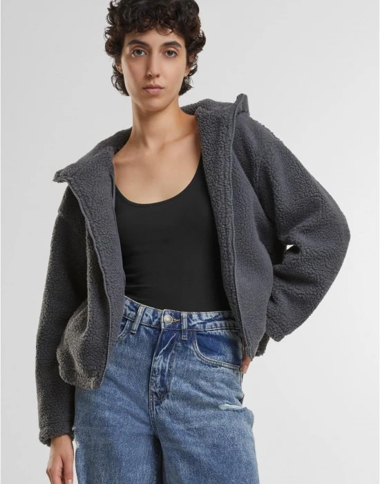 Дамско яке в тъмносиво Urban Classics, Якета - Hoodstyle.bg