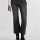 Дамски Дънки Ladies Cropped Flared Denim Pants black washed 29