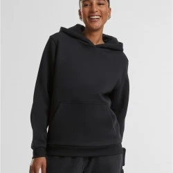 Суичър Ladies Fluffy Hoody black XXL