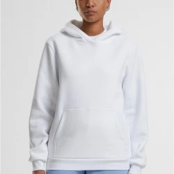 Суичър Ladies Fluffy Hoody white XXL