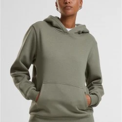 Суичър Ladies Fluffy Hoody paleolive XXL