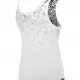 Дамски потник в бял леопардов десен Urban Classics Ladies Long Leo Print Loose Tank wht/blk, Топове - Hoodstyle.bg