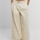 Дамски Дънки Ladies Wide Leg Light Denim Pants whitesand 29