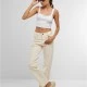 Дамски Дънки Ladies Straight Fit Denim whitesand 29