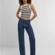 Дамски Дънки Ladies Straight Fit Denim mid deep blue washed 29