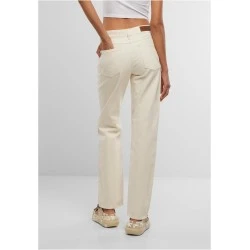 Дамски Дънки Ladies Straight Fit Denim whitesand 29