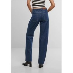 Дамски Дънки Ladies Straight Fit Denim mid deep blue washed 29