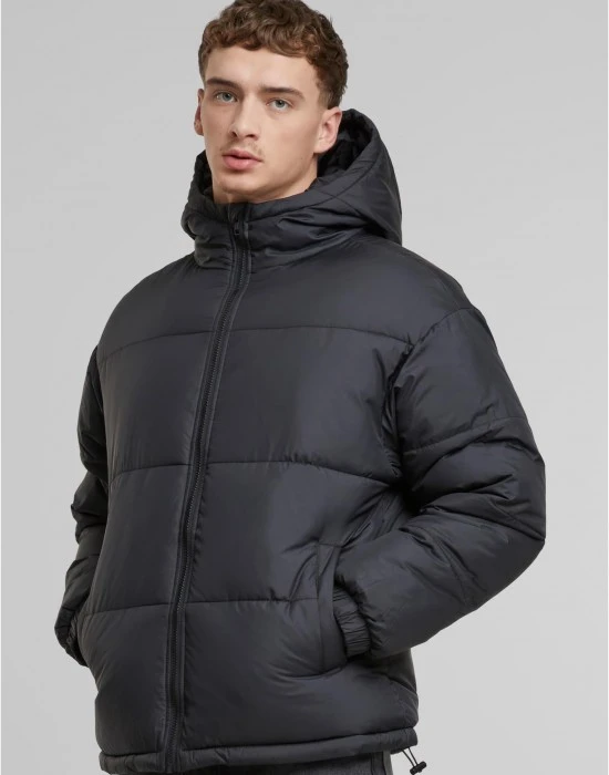 Суичър Basic Puffer Jacket With Hood black XXL