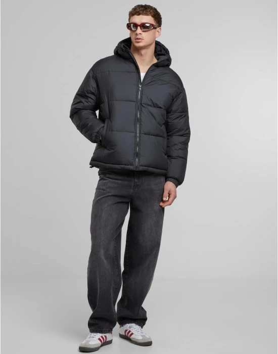 Суичър Basic Puffer Jacket With Hood black XXL