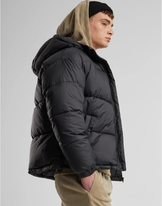 Суичър Basic Puffer Jacket With Hood black XXL