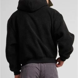 Мъжки суичър в черно Urban Classics Oversized Teddy