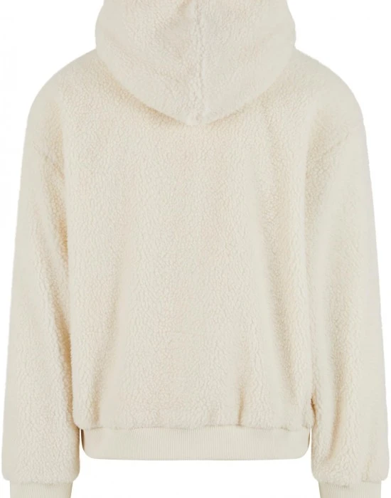 Мъжки суичър в цвят пясък Urban Classics Oversized Teddy, Суичъри - Hoodstyle.bg