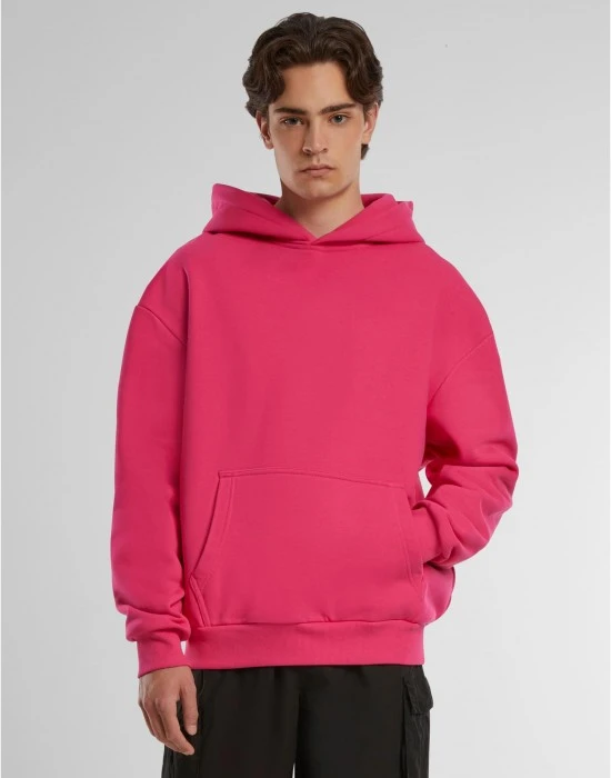 Мъжки суичър Urban Classics Oversized hibiskuspink, Суичъри - Hoodstyle.bg