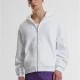 Fluffy Zip Hoody white XXL