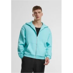 Fluffy Zip Hoody berylblue XXL