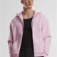 Fluffy Zip Hoody softpink XXL