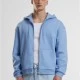 Fluffy Zip Hoody powderblue XXL