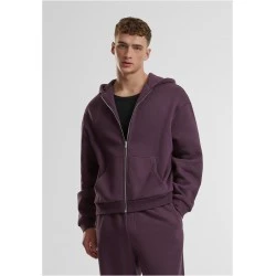 Fluffy Zip Hoody plumpurple XXL