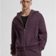 Fluffy Zip Hoody plumpurple XXL