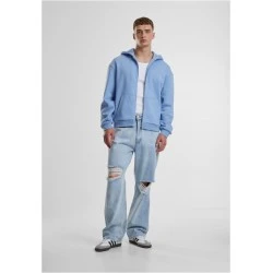 Fluffy Zip Hoody powderblue XXL