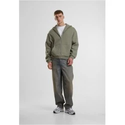 Fluffy Zip Hoody paleolive XXL