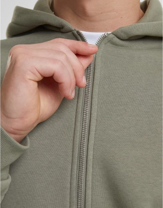 Fluffy Zip Hoody paleolive XXL