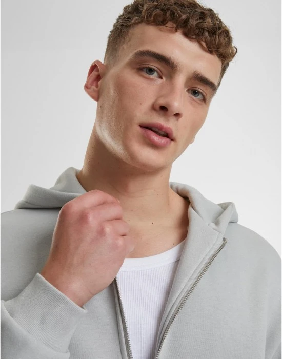 Fluffy Zip Hoody lightasphalt XXL