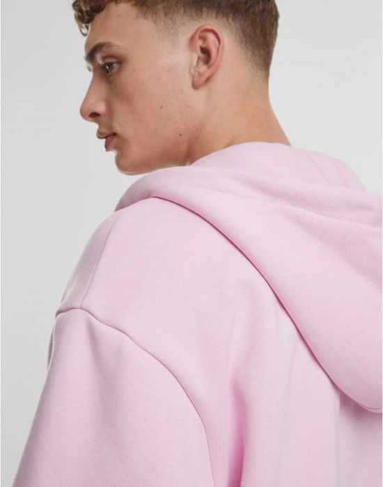 Fluffy Zip Hoody softpink XXL