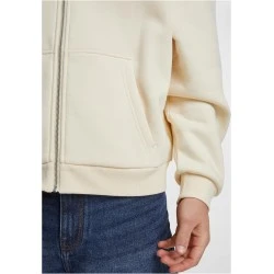 Fluffy Zip Hoody whitesand XXL