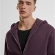 Fluffy Zip Hoody plumpurple XXL