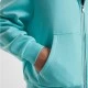 Fluffy Zip Hoody berylblue XXL