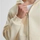 Fluffy Zip Hoody whitesand XXL