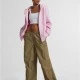 Суичър Ladies Fluffy Zip Hoody softpink XXL