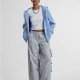 Суичър Ladies Fluffy Zip Hoody powderblue XXL